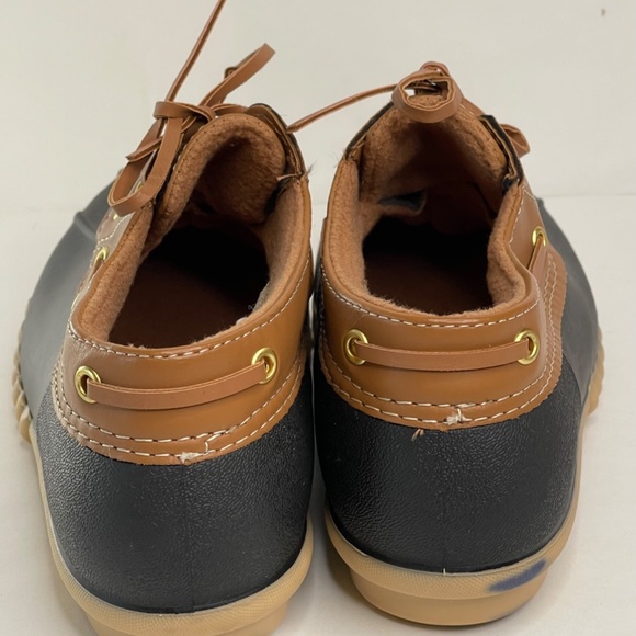 Outwoods Autumn 81439-155 Womens Brown Blue Duck Rain Camping Boots Shoes Sz. 6 - Picture 4 of 11